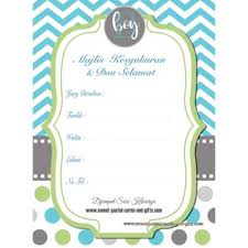 Blank sizes yang membolehkan anda membuat sendiri kad anda daripada kosong. Ready Stock Ready Made Kad Jemputan Majlis Cukur Jambul Kesyukuran Akikah Termasuk Envelope 1pack 4pcs Shopee Malaysia
