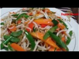 Resep masakan tumis tahu toge sederhana dan mudah. Resep Tumis Buncis Toge Wartel Youtube