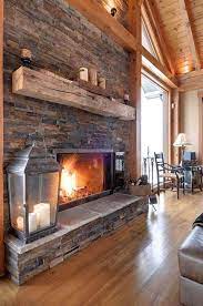Concepts for increased energy efficiency as a supplemental heating unit are also addressed. 50 Sensational Stone Fireplaces To Warm Your Senses