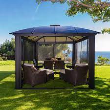 Expand your outdoor living space with the 12' x 14' meridian gazebo by yardistry. Gazebos Costco