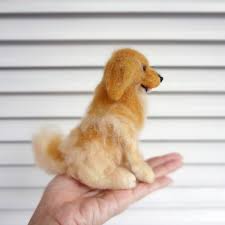 Golden Retriever Miniatura De Cachorro No Elo7 Felt Abab64