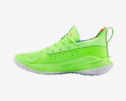 The midsole is also two toned. Under Armour Stephen Curry 7 X Sour Patch Kids Lime Green 3021258 302 Size 4 13 Ebay