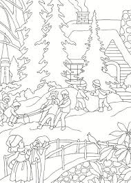 21 Disegni Di Paesaggi Invernali Da Colorare Disegni Di Paesaggi Disegni Pagine Da Colorare Di Natale