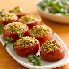 Herb Stuffed Tomatoes Scare Up A Spooky Feast Allyou Com Cuisine Tomates Tomates Farcies