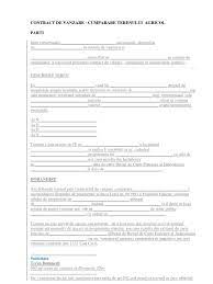Contract de vanzare cumparare teren. Contract De Vanzare