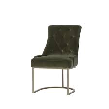Sonder Living Rupert Dining Chair Aged Green A Classic Maison 55 Fully Upholstered Chair In Upholstered Dining Chairs Dining Chairs Upholstered Chairs