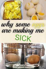 Some Eggs Are Making Me Sick And I Figured Out Why Sick Food Healthy Eating Recipes Eating Eggs