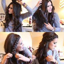 Easy Braid For Those Who Can T French Braid Great For Growing Out Bangs Too Hair Styles Long Hair Styles Gorgeous Hair
