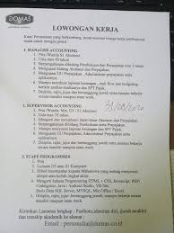 Jadwal interview hanya di konvirmasi via whatsapp 3. Cari Lowongan Kerja Di Medan Wild Country Fine Arts