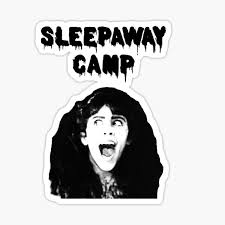 Sleepaway camp is an american slasher film franchise consisting of five films, one of which was not fully completed. Sleepaway Camp Stickers Redbubble