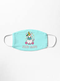 Maybe you would like to learn more about one of these? Cute Unicorn With Respiratory Protection Mask For At Home In The Corona Crisis Mask By Che Tatanka Mask Unicorn Mask Face Mask