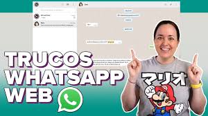 But you have to choose the whatsapp web. Mira Todo Lo Que Puedes Hacer Con Whatsapp Web Trucos Y Consejos Chicageek Youtube