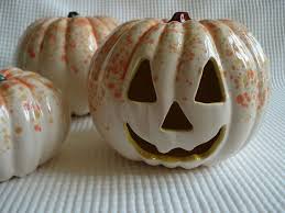 Ceramic Carved Jack O Lantern In Orange Speckled Creme By Thegreendragongifts Via Etsy Carving Jack O Lantern Ceramics