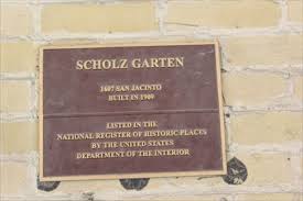 I like to picture good ole august scholz coming home from the civil war, and, disgruntled at having been drafted as a confederate soldier, deciding to open up a place where he could drink beer all day long. Tsha Scholz Garten