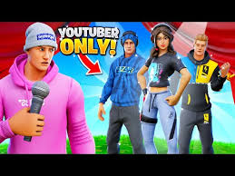 Every crossover outfit in fortnite! I Joined A Fortnite Youtuber Skins Only Fashion Show