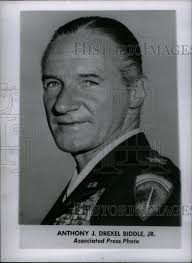 1950 US General Anthony J Drexel Biddle, Jr
