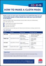 In an emergency, always call triple zero. How To Make A Cloth Mask