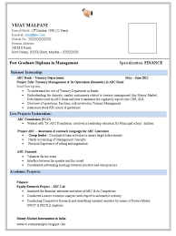 It is fresher resume in pdf format. Resume Format For Mba Finance Fresher Financial Markets Master Of Business Administration