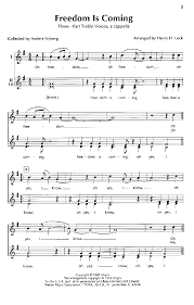 Freedom Is Coming Ssa By Anders Nyberg Ar J W Pepper Sheet Music Choral Sheet Music Sheet Music Choral Music