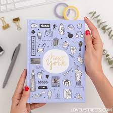 Notebook Lovely Streets Sketch The World New York New World Lovely Notebook