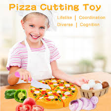 Son tan realistas estos juegos de cocinar pizza que incluso te entrará hambre. Juguetes Para Jugar A Cocinar De Plastico Comida De Imitacion Cortar Pizza Para Ninos Y Ninas Juguetes De Cocina Aliexpress