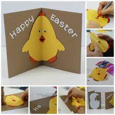 Send special holiday greetings this year with religious, vintage, hallmark, and the 18 cute and funny easter cards to send holiday cheer, even from afar. Easter Chick Card With Pop Out Beak Mum In The Madhouse