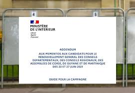 Pour la première fois, les élections régionales et départementales (anciennement appelées élections cantonales) sont organisées en même temps. Elections De Juin L Interieur Reduit La Campagne A Sa Plus Simple Expression