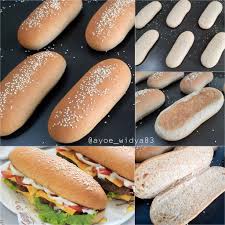 Roti Gandum Wheat Bran Kulit Ari Gandum Bentuk Long John Berat Adonan 90gram Bahan A 220 Gr Tepung Protein Tinggi 30 Gr Roti Gandum Aneka Roti Roti