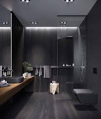 White ripple bathroom tiles 2021. 20 Dark Bathroom Ideas Magzhouse