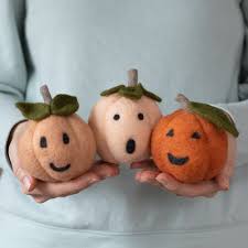 Pumpkin Friends Needle Felting Kit