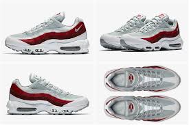 2017 2018 Hot Sale Nike Air Max 95 Reverse Comet White Wolf Grey Pure Platinum Team Red 378037 003 Cheap Nike Air Max Nike Air Max Nike Air Max 95