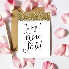 Yay New Job Card Printable New Job Card Congrats New Job Card Gold Card Diy Cards Card Making Digital Download Housewarming Kaart Nieuwe Baan Job Citaten