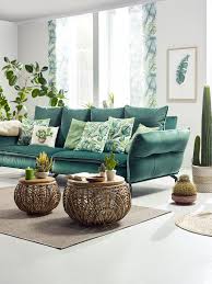 Megasofa In Grun Mit Kissen Online Kaufen Grune Wohnzimmer Wohnzimmer Ideen Gemutlich Couch Grun