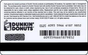 The visa virtual gift card can be redeemed at every internet, mail order, and telephone merchant everywhere visa debit. Gift Card Ddperks Dunkin Donuts United States Of America Dunkin Donuts Col Us Dd 041a