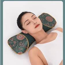 Gối Ngải Cứu Cắm Điện Làm Nóng Cổ Giúp Giảm Đau Vai Gáy Cổ Gối Kê Cổ Thảo  Dược Hương Thơm Thảo Mộc