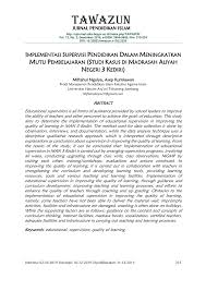 1 = sangat tidak baik 3 = kurang baik 5 = sangat baik 2 = tidak baik 4 = baik skor no aspek yang dinilai catatan 1 2 3 4 5 i pra pembelajaran (kegiatan awal) 1. Pdf Implementasi Supervisi Pendidikan Dalam Meningkatkan Mutu Pembelajaran Studi Kasus Di Madrasah Aliyah Negeri 3 Kediri