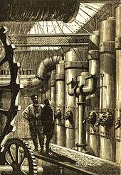 I've long looked at room dividers as a sort of blank canvas. Steampunk Wikipedia