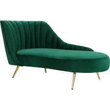 Visit Site In 2020 Upholstered Chaise Chaise Lounge Green Chaise Lounge