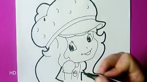 How to draw doraemon step by step easy drawing for children anime characters. How To Draw Strawberry Shortcake Easy Drawing Tutorial