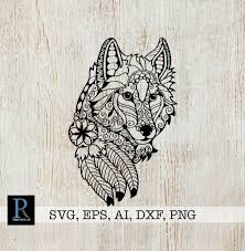 Download Find This Beautiful Wolf Svg In Romandigitalart Etsy Shop Zentangle Wolf Svg Mandala Wolf Svg Wolf For Cricut Https Mandala Wolf Mandala Zentangle Animals