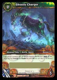 It is a real attention grabber in the city. Wow Tcg Loot Ghastly Charger S Skull