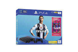 Playstation 4 Konsole 1tb Schwarz Slim Inkl Fifa 19 2 Dualshock Controller Playstation Geschenk Set Mit Folge Playstation Geschenke Fur Teenager Fifa