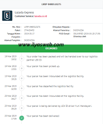 Lazada memiliki ekspedisi internalnya yang dinamakan lex (lazada express) atau lel (lazada elogistics) yang namanya mirip dengan lexindo yang sudah tidak beroperasional lagi dan membuat orang salah paham. Cara Cek Resi Lazada Lel Express Lex Id Lgs