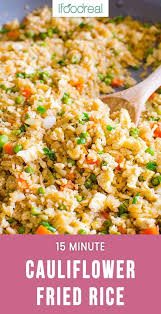 Super Easy 15 Minute Cauliflower Fried Rice Recipe With Fresh Or Frozen Cauliflower Cauliflower Fried Rice Recipes Cauliflower Recipes Healthy Fried Rice Easy