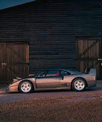 Fabforgottennobility Via Night Ferrari F40 In Gunmental Fabforgottennobility Autos Deportivos Autos Deportivos De Lujo Fondos De Pantalla De Coches