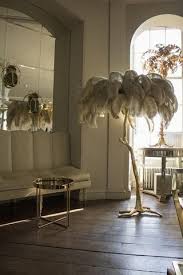 the ostrich feather lamp old gold unique floor lamps floor lamp design beautiful floor lamps