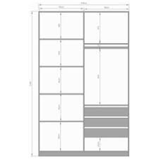 двуспальные кровати кровать своими руками чертежи и размеры схемы и проекты эскизы Ruler Guarda Roupa 4 Portas Tok Stok Shkaf
