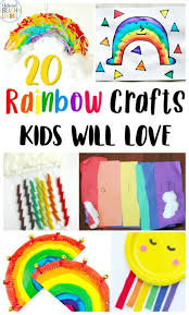 45 Rainbow Crafts For Preschoolers Natural Beach Living Rainbow Activities Rainbow Crafts Rainbow Crafts Kids