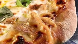 Chicken Alfredo Pizza Carla Hall Chicken Alfredo Pizza Recipes Alfredo Pizza