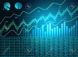 creative blue forex chart wallpaper with candlestick line invest